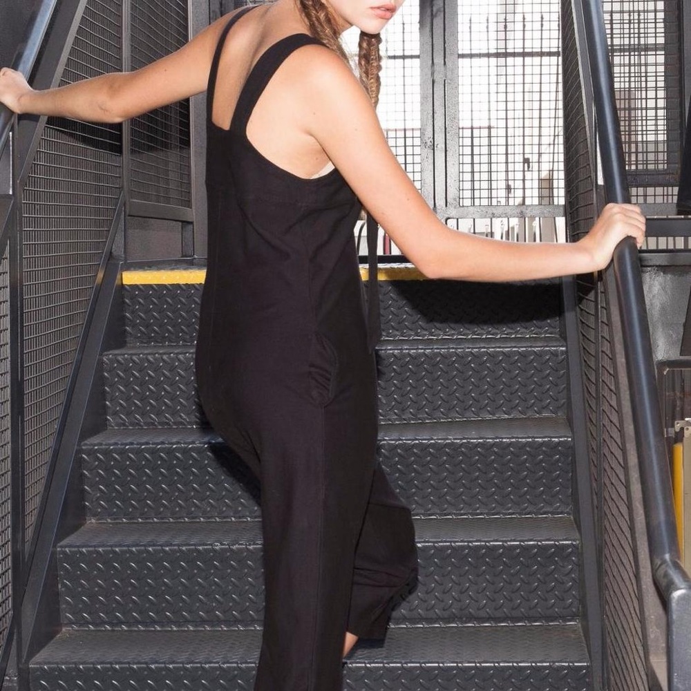 Errant Black Romper/ Jumpsuit - Picture 2 of 6